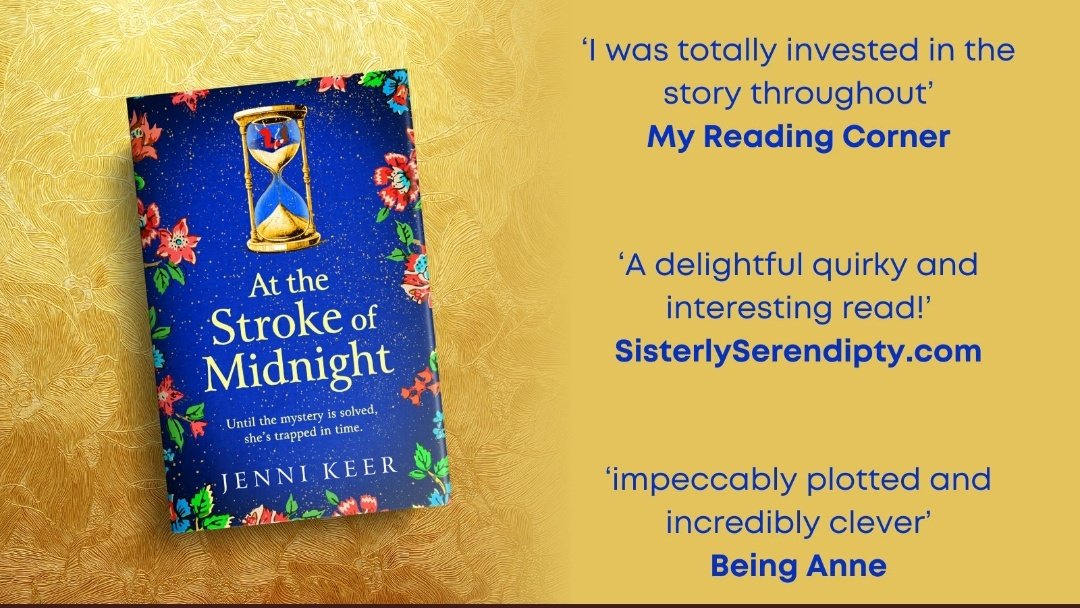 Rebecca meets Agatha Christie meets Groundhog Day 💛 1923 and Pearl lives the same afternoon over and over, as she races to solve her own murder... FREE on #KU or just £1.99! 💛 mybook.to/strokemidnight…