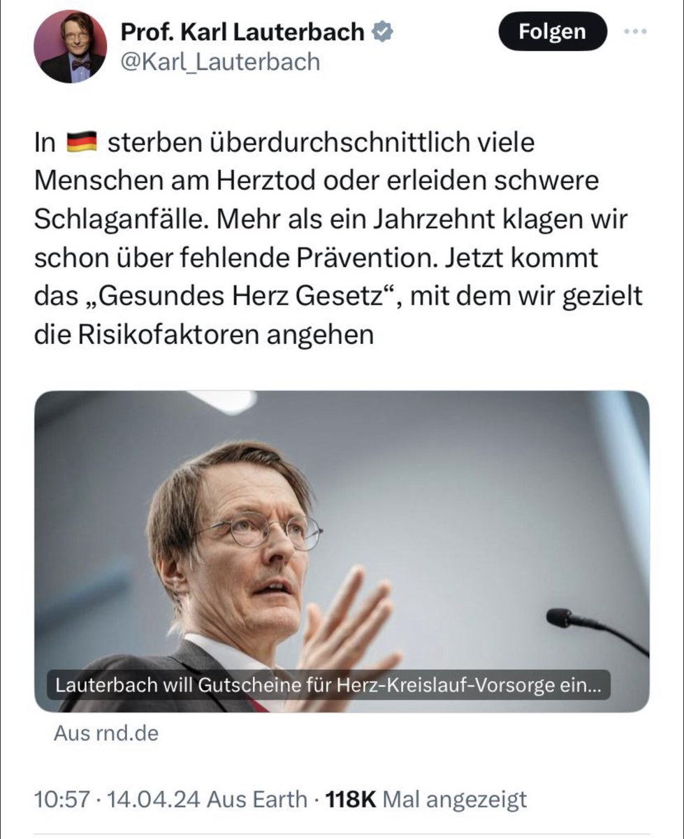 Erst Test, dann Rezept, dann die Abnehmspritze? Oder ein Statin? Lauterbach weiter im Testrausch. Erneut soll ein Test vor dem Tod bewahren. Ein positiver Test wird vermutlich direkt zu einer Medikamentenempfehlung führen. Lauterbach im Lobbyismus-Modus. Die größten…