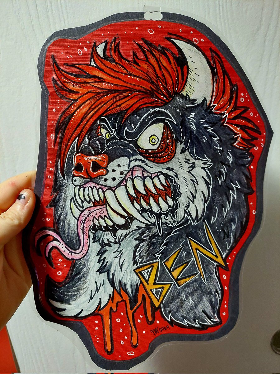ZombunnyC's tweet photo. Finished badge to go with Ben's suit https://t.co/YiCqiDbVmA
