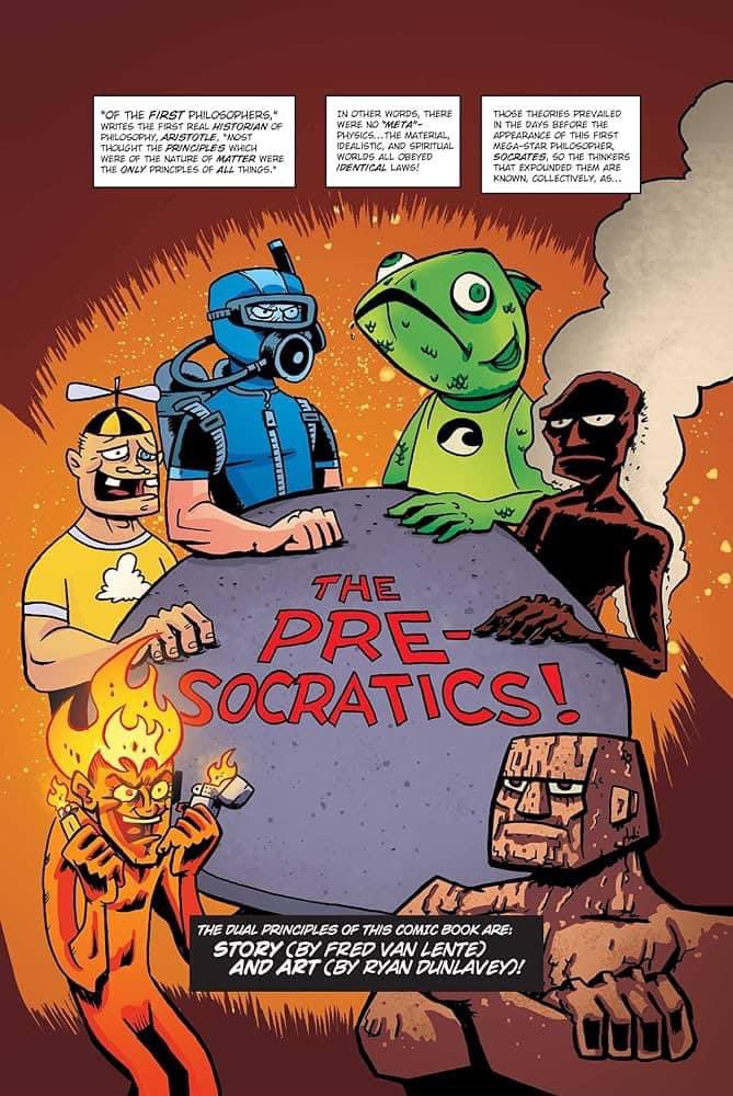 Philosophy has never been weirder or more fun to learn! @fredvanlente and @RyanDunlavey’s phenomenal comic Action Philosophers: Hooked on Classics is now available for retail purchase! amazon.com/Action-Philoso…