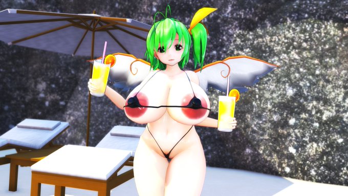 今日はとっても暑かったですね!これからはもう乳輪が見えるくらいのマイクロビキニが必須ですね!ね?大ちゃん? 