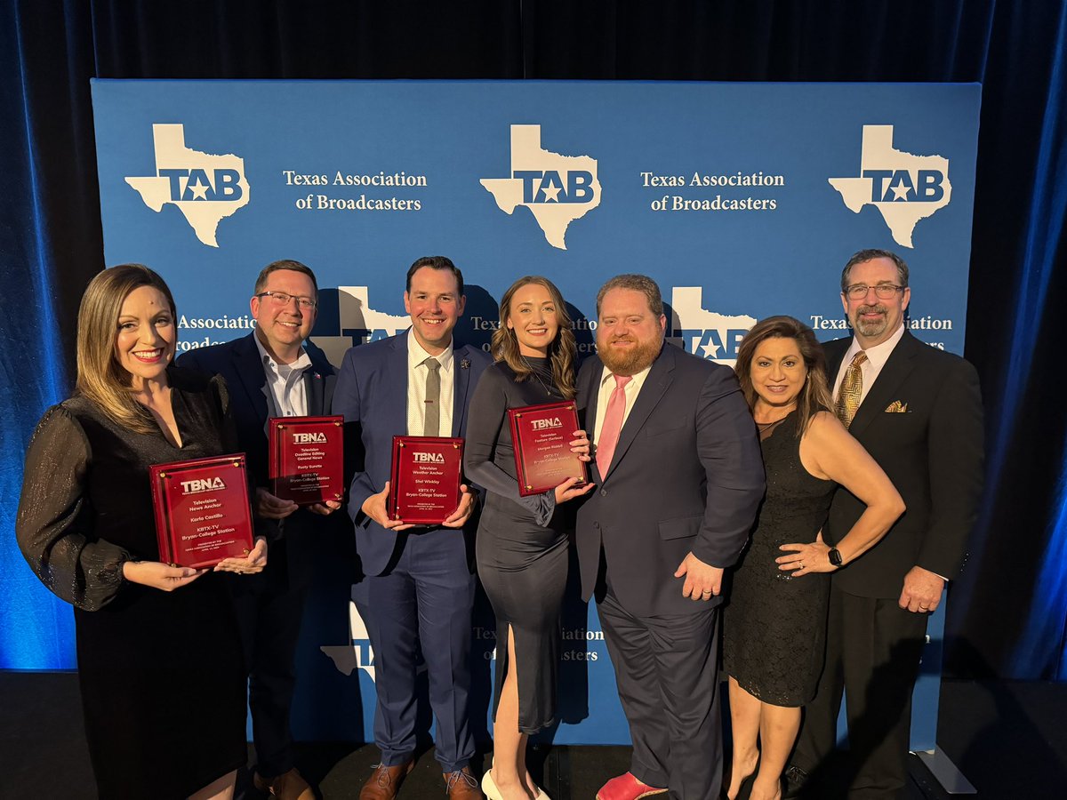 ๐จ Rusty Surette (@kbtxrusty) on Twitter photo ๐ Won an award last night for my reporting on a shooting in Downtown Bryan last year
๐ <a href="/KBTXKarla/">Karla Castillo</a> Best News Anchor
๐@KBTXShel Best Meteorologist
๐ @KBTXRiddell received an award for her work exposing child predators
๐Austin ๐ Won an award last night for my reporting on a shooting in Downtown Bryan last year
๐ <a href="/KBTXKarla/">Karla Castillo</a> Best News Anchor
๐@KBTXShel Best Meteorologist
๐ @KBTXRiddell received an award for her work exposing child predators
๐Austin