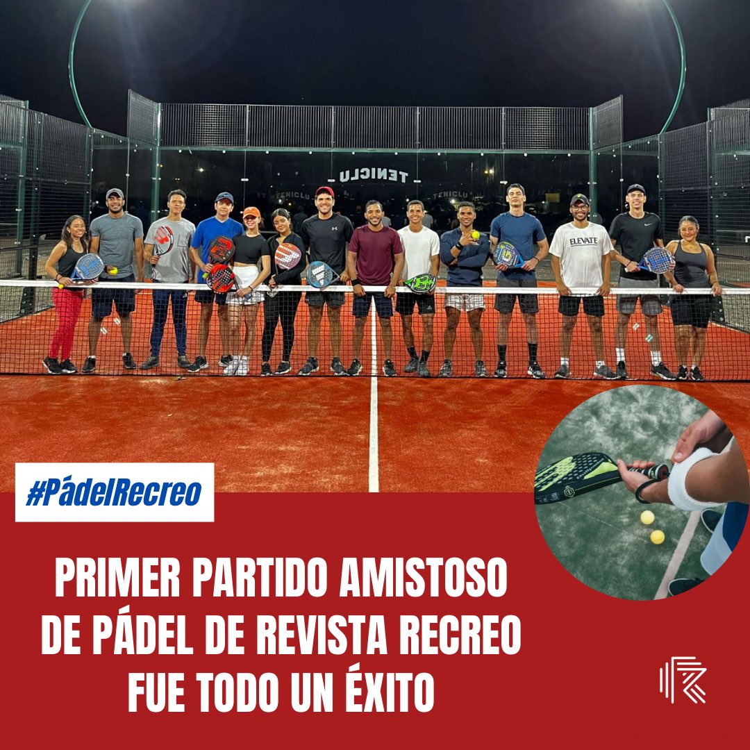 revrecreo's tweet photo. 🎉Ayer, el #padelrecreo brilló con éxito🌟🎾Agradecemos a todos los que se unieron a nuestro primer encuentro. ¡Su apoyo fue esencial! 

¿Preparados para el próximo? Comenten cuándo creen que será😎 #graciasporelapoyo #deportes #celebracion #exitorotundo https://t.co/QIao5SpA6e