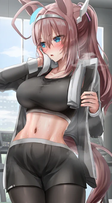 ランニング後ブルボン #ウマ娘