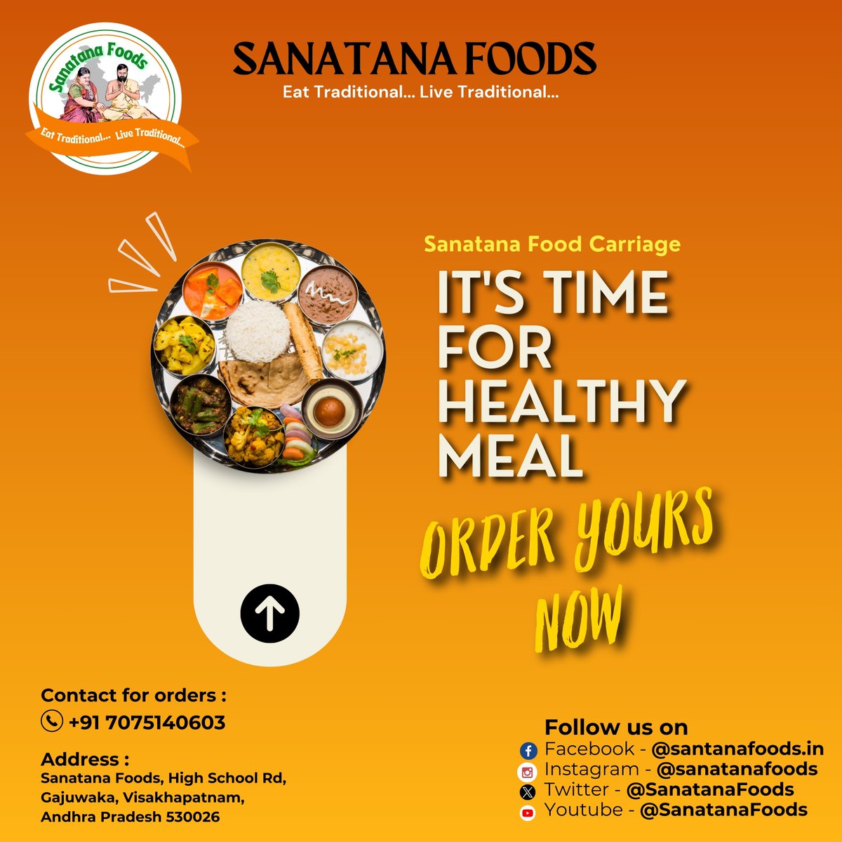 SanatanaFoods's tweet photo. 🌟 Sanatana Food Carriage - Your Ticket to Wholesome Meals! 🌟 #SanatanaCarriageBox #WholesomeMeals #ConvenientEating #SubscribeAndSave #MealtimeMadeEasy #FoodieDelights #SavingsOnSubscriptions #NourishYourself #SanatanaCarriageBox #ConvenientMeals #MealSubscription #Breakfast https://t.co/Ph7xyxFaaR