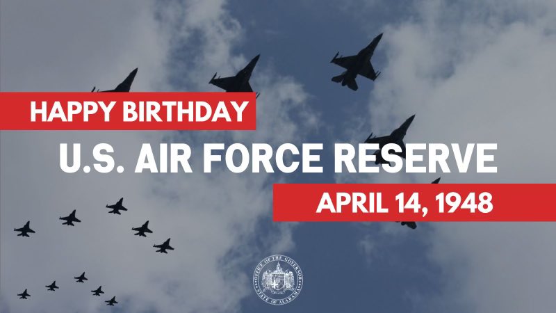 Happy Birthday to the U.S. Air Force Reserve! You exemplify dedication, courage and service to our nation. Thank you for your unwavering commitment to protecting our skies and defending freedom!