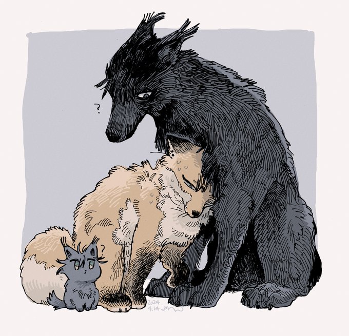 「animal focus wolf」 illustration images(Latest)