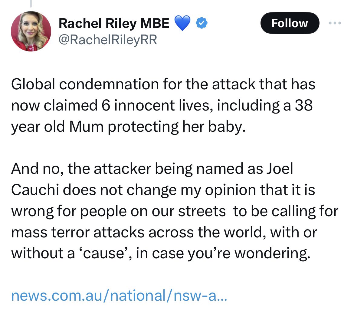 That you can consistently put out things dripping with racism, dehumanisation, & make libellous claims about those standing in solidarity with Palestinians is abhorrent. That there is no accountability & Rachel Riley hasn’t been fired by @Channel4 for it, is sadly unsurprising.