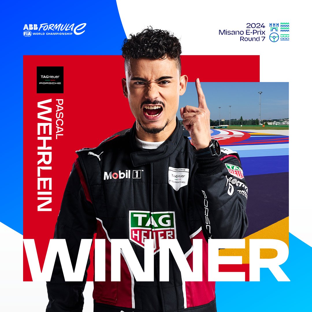 THE FIRST DOUBLE WINNER OF SEASON 10!!! 🏁 @PWehrlein wins the #MisanoEPrix in DRAMATIC FASHION to become the first driver to secure 2x victories this year! 🇮🇹