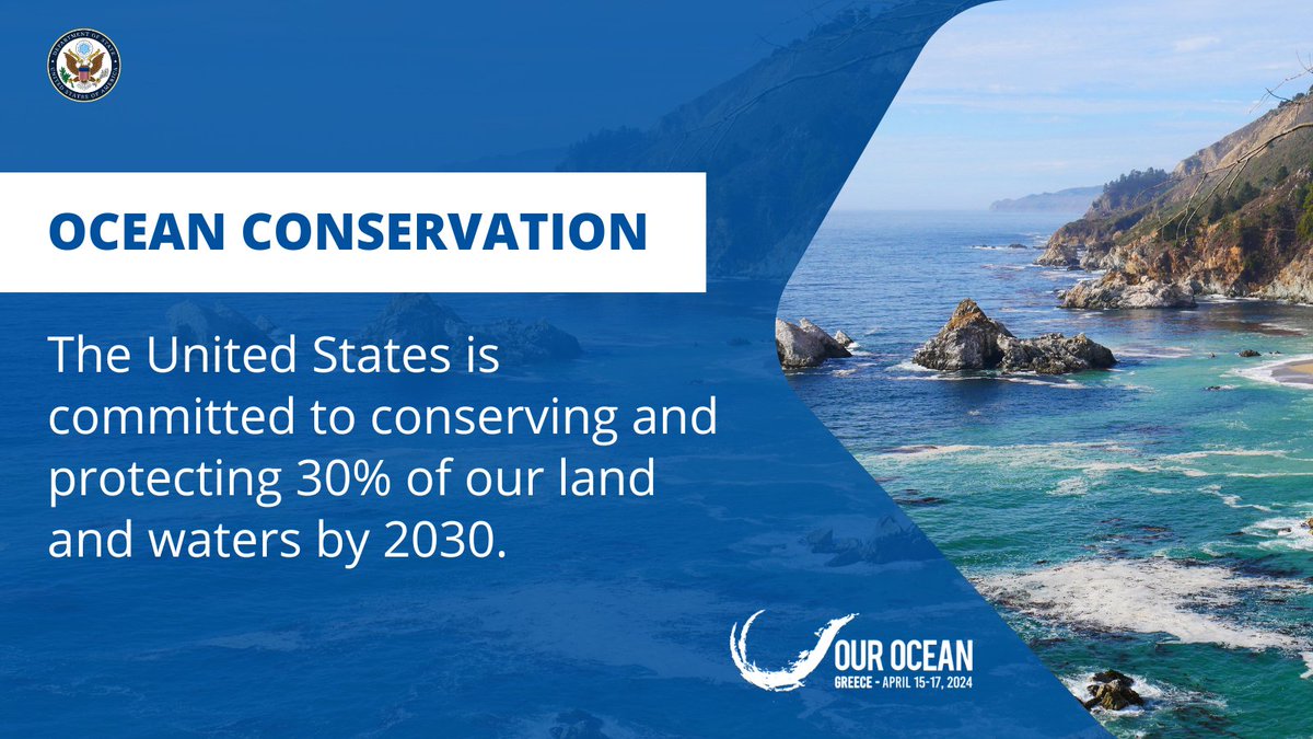 All countries can help conserve or protect 30% of the world's ocean by 2030. These actions start at home with the Ocean Conservation Pledge, a #30x30 goal for waters under national jurisdiction. At 19 countries & counting, we're making progress to meeting the global 30X30 target.