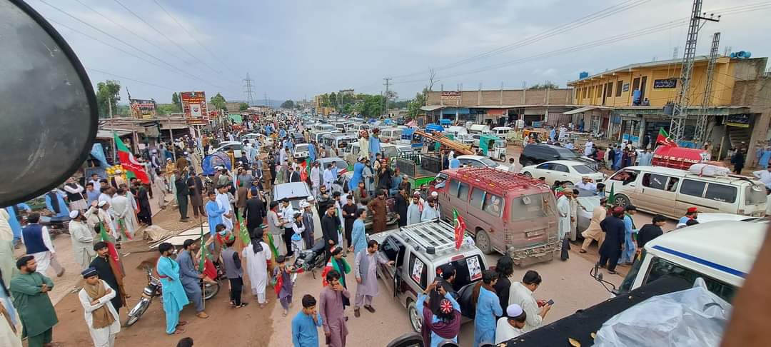 کوہاٹ ریلی کے مناظر