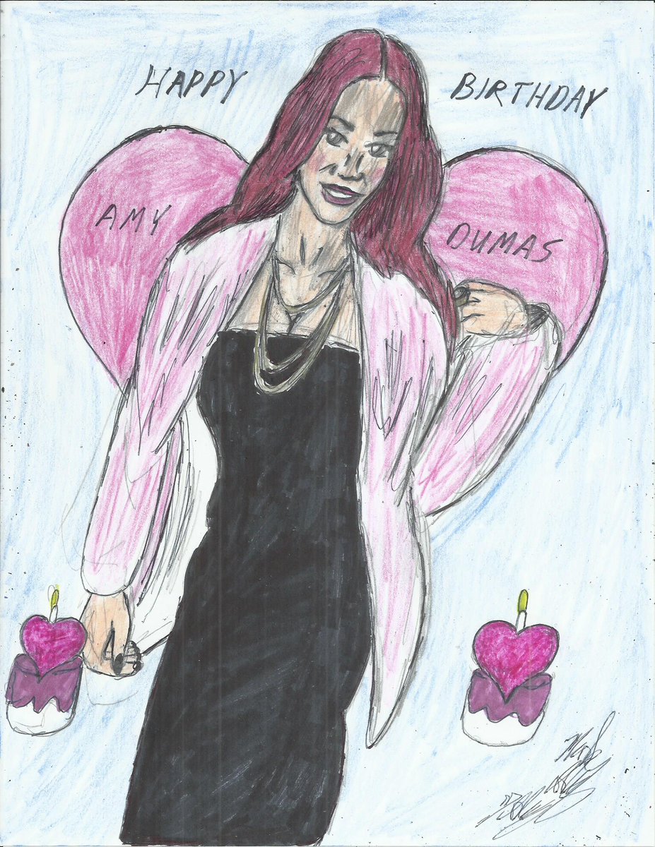 Happy Birthday @AmyDumas Amy Dumas aka Lita!!!!! Enjoy your special day. I hope you like the new birthday portrait I have drew of you. Let me know what you think. #artwork #tvpersonality #wrestler #amydumas #angelica #lita #thisiskayfabe #birthdayportrait instagram.com/p/C5vme8kLVLy/…