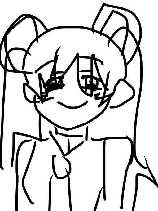 これは30秒で描いた初音ミク 