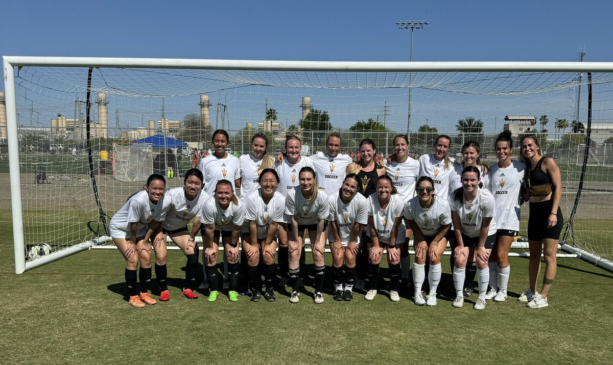 Huge thank you to all the alumni that came out to join us back on the pitch and/or to hang out after yesterday. Was lovely to see you all and hope to see you again this fall. I hope you enjoyed the day :) #SunDevils4Life