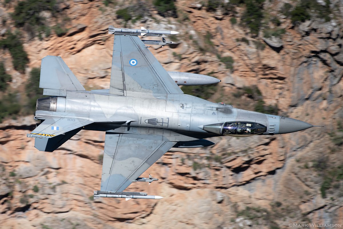 335 Tiger SQN from Araxos low level in the Greek mountains last week. Incredible flying. #335Squadron #tiger #greece #F16 #generaldynamics #Iniochos24