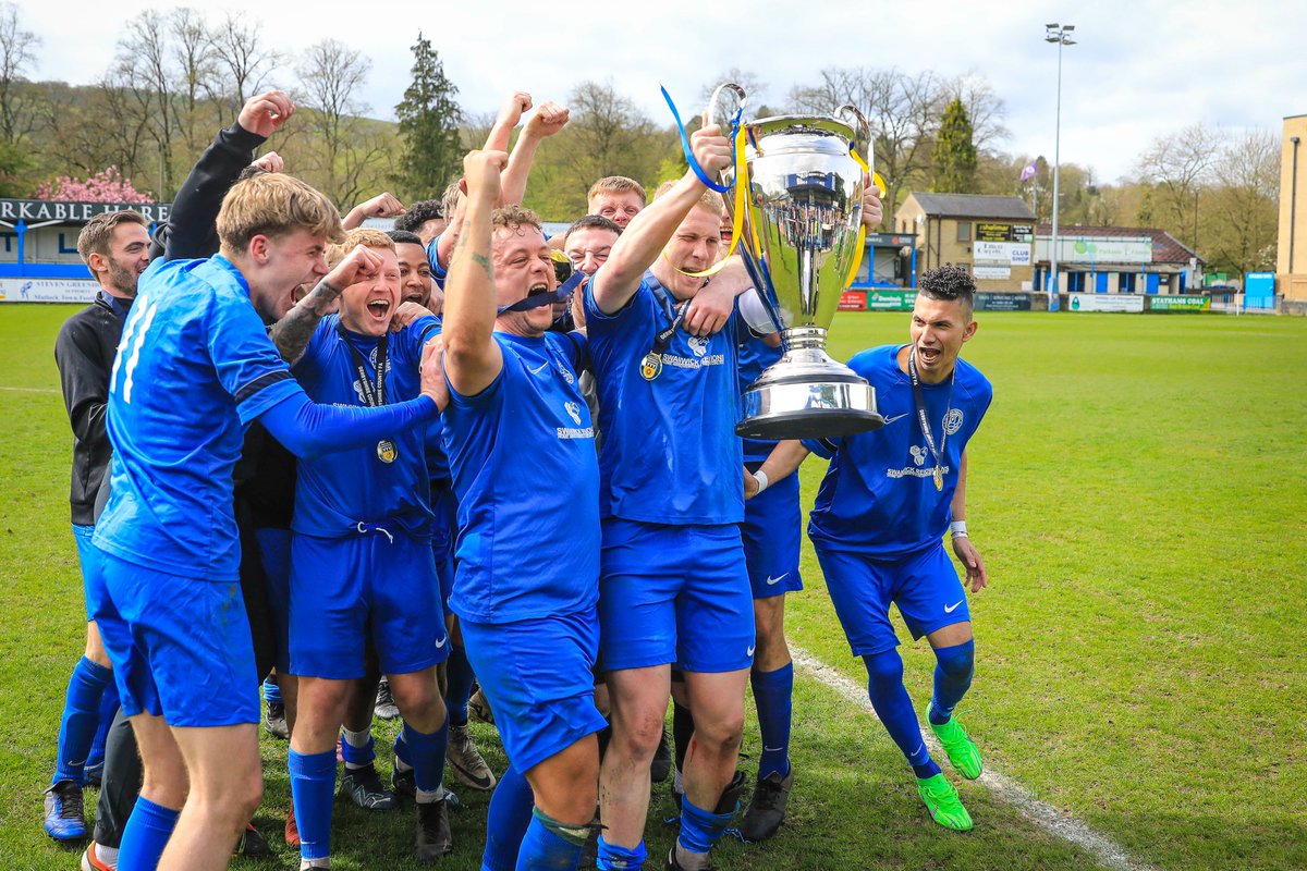 That feeling when you lift the cup 🤩🏆 📸 @MichaelSouthPh1 #DCFACountyCups | @GPFC1999