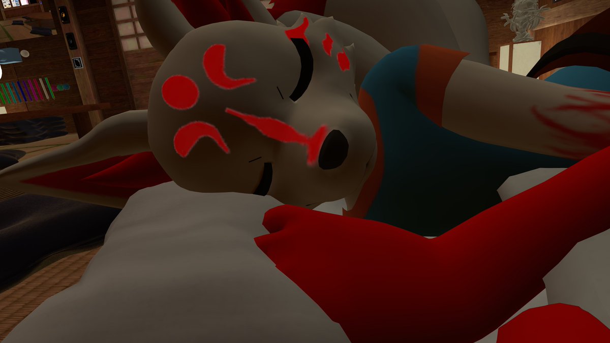BlazeMari39's tweet photo. A new avatar revealed!
Shiro is a Kitsune that was born from a blue wisp of blue flame have amnesia he struggles to remember if he was really a god japanese folk found him and took him in as of now he lives in his own shrine watching over his people. #VRChat #Regulus #Gigash https://t.co/vKwjyhVDO3
