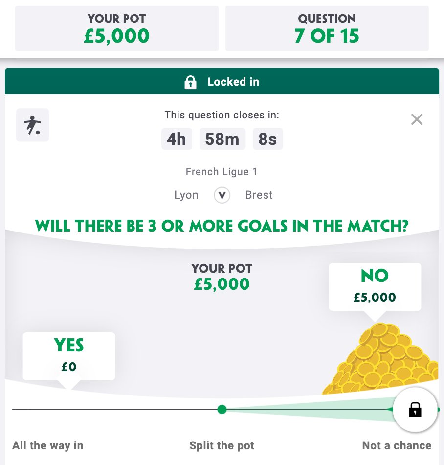 OUR 'BEAT THE DROP' QUESTION 7 IS LOCKED IN FOR TONIGHT! 🔒

9 more questions right to win £5,000 CASH! 💰

This game is free to play and for ALL Paddy Power customers! ✅

You can join and enter HERE 👉 footyaccums.bet/PaddyBTD5000

#Ad 18+ BeGambleAware