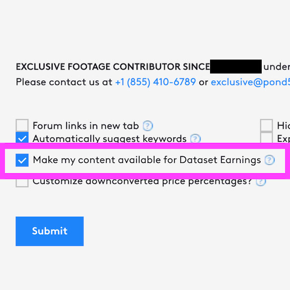 Just found out that @pond5 automatically opts in people's work for sale to generative AI companies without telling them.

They send out an email to say participation in the Dataset Program is optional, but it only happens *after* a contributor's data has been sold. 1/