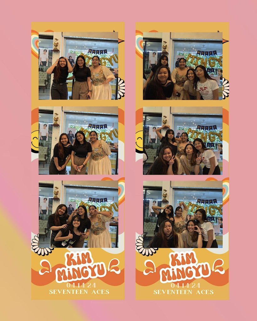 UaenCarat0912's tweet photo. Few snaps from our photobooth ✨

Thank you for helping me out today 🤍 luv u guys 🥹 gagawin ko na din kayong admins nine and rhea HAHAHAHAHA 

Thank you sa lahat ng nag attend.
Sa mga friends ko and yung mga bumisita lang, miss u guys huh
Bukas nako magpost 🤣

#OurKingMINGYU https://t.co/iHp1cjKmTn