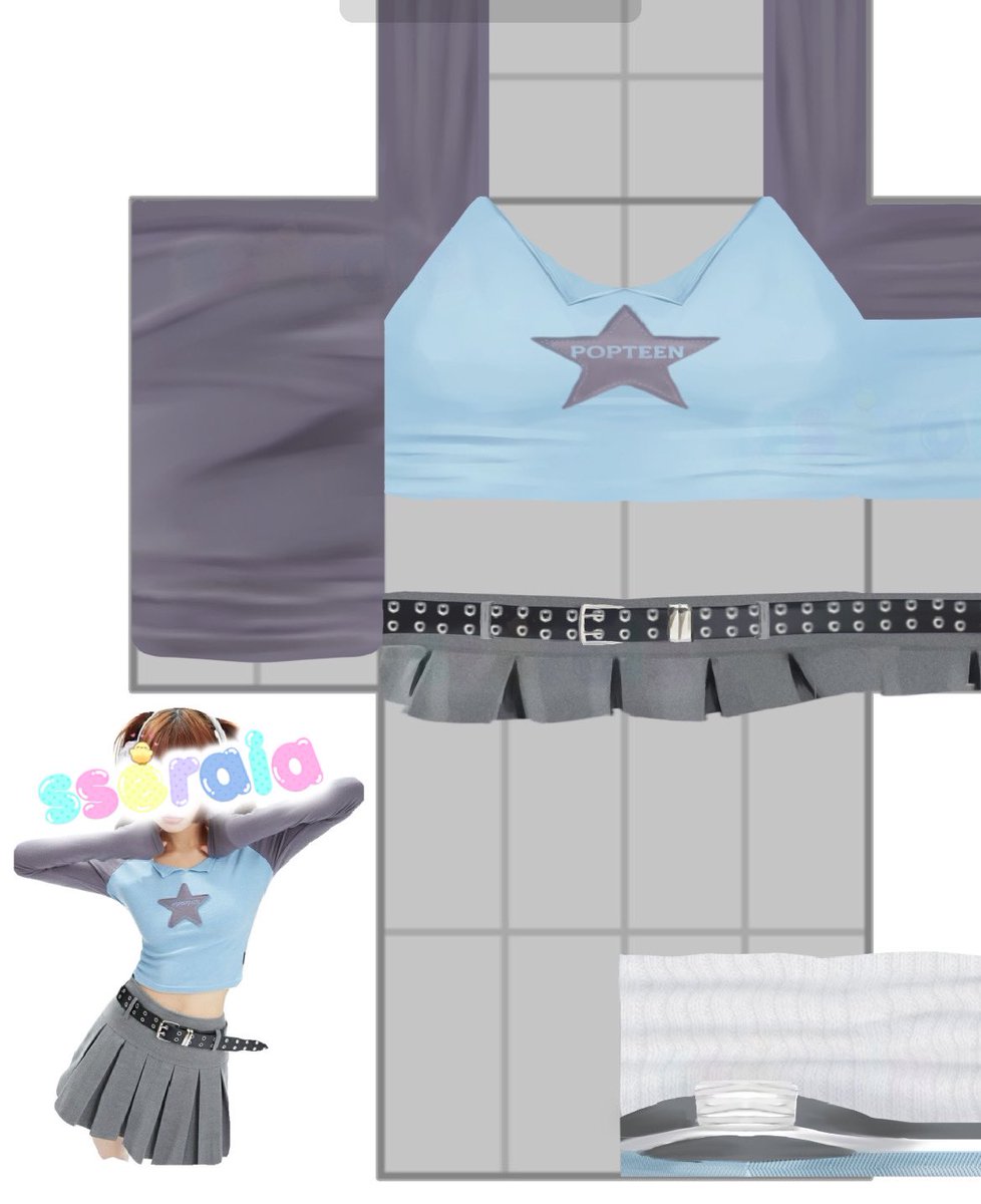 yrsdia's tweet photo. a star ⭐️ 

will be available @ popteen soon

4 other recolours available 🤍

https://t.co/IS5kLJO9ZJ

#ROBLOX #RobloxUGC #RobloxClothes #RobloxDevs #RobloxArt #RobloxDesign #RobloxClothing #robloxclothingdesigner #rtcdesigners #RTC https://t.co/9TGN4Bh3gA