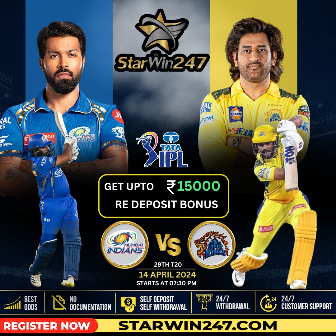 Starwin247's tweet photo. MI will continue their winning???

MI VS CSK 

Play Now 👉🏻 https://t.co/srrAf4e2bN

▪️Match Odds
▪️Runline/Fancy
▪️Cash Out
▪️24/7 Service 

Join Now 👉🏻 https://t.co/srrAf4e2bN

Play Now and Win Big!!

https://t.co/srrAf4e2bN https://t.co/Ar9hBDswyL