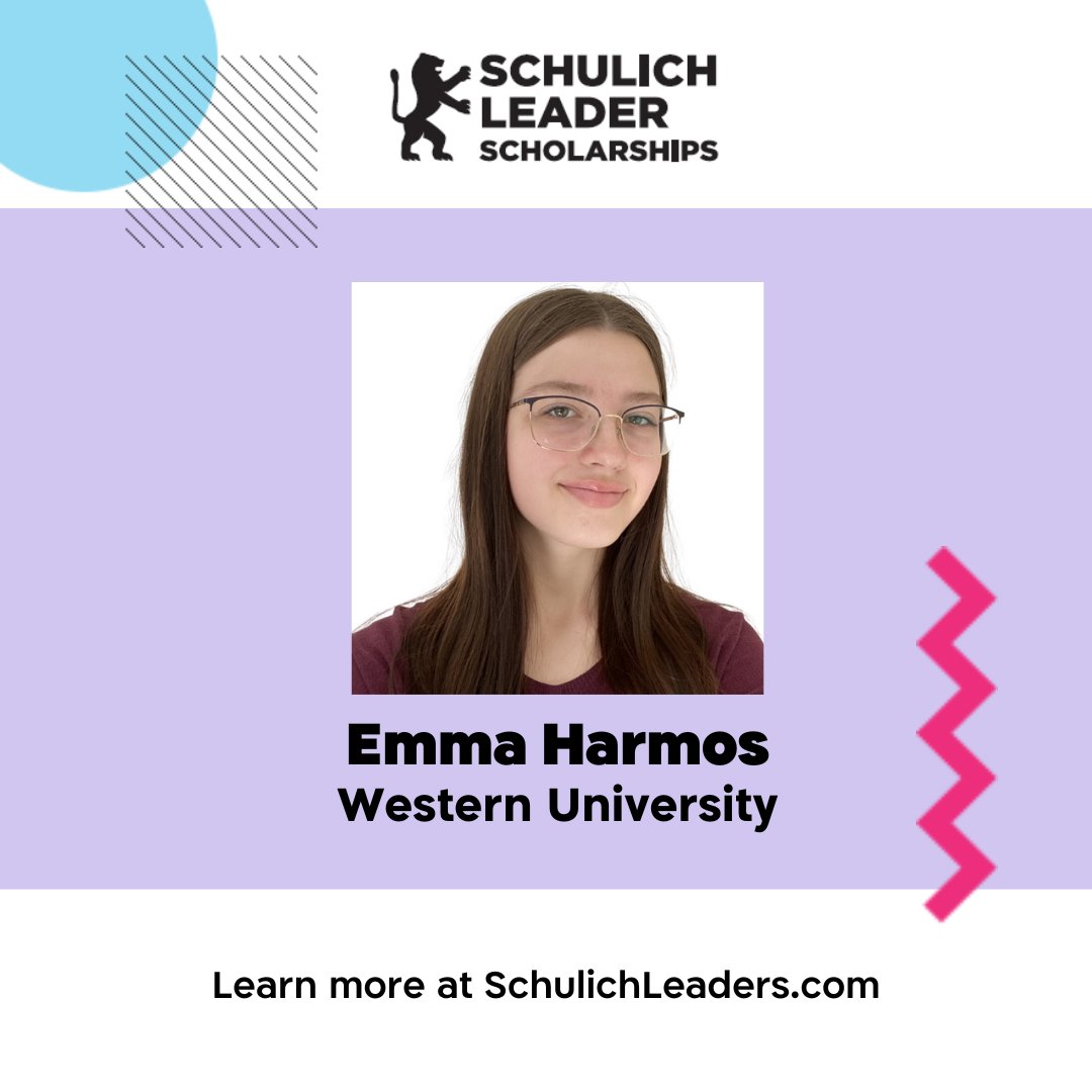 Did you know, 2023 @WesternU #SchulichLeader Emma Harmos has an interest in performing that was driven by formal vocal and piano training!