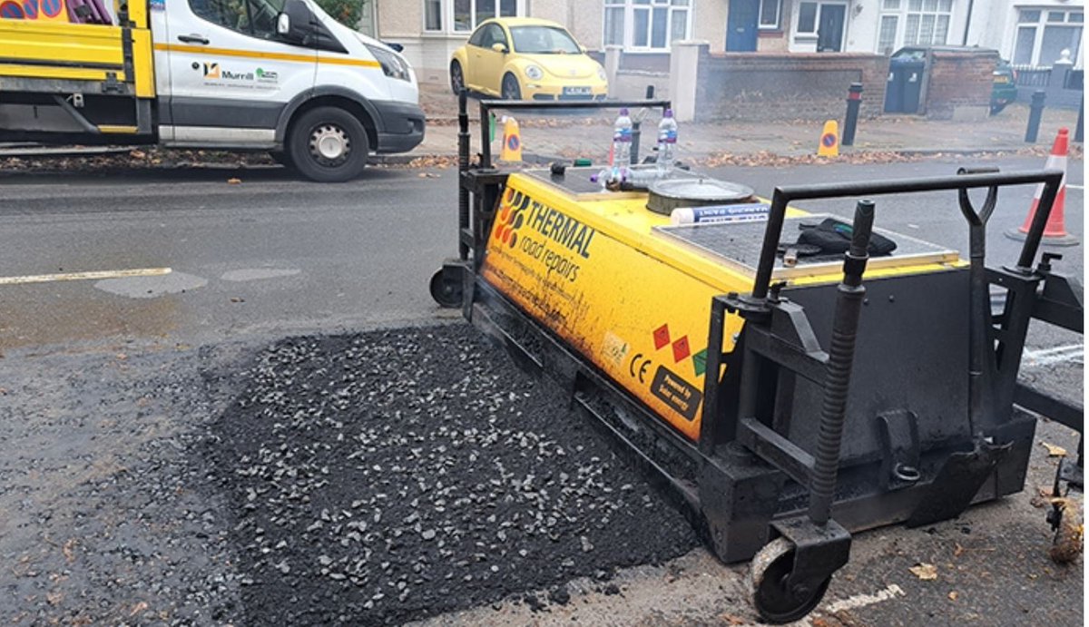 We recently trialled a new pothole repair method which uses heat to mix up asphalt rather than cutting it from the road. The trial was successful and we will continue to use it This supports our plan to invest £28m into improving roads. Read more: orlo.uk/HPRZc