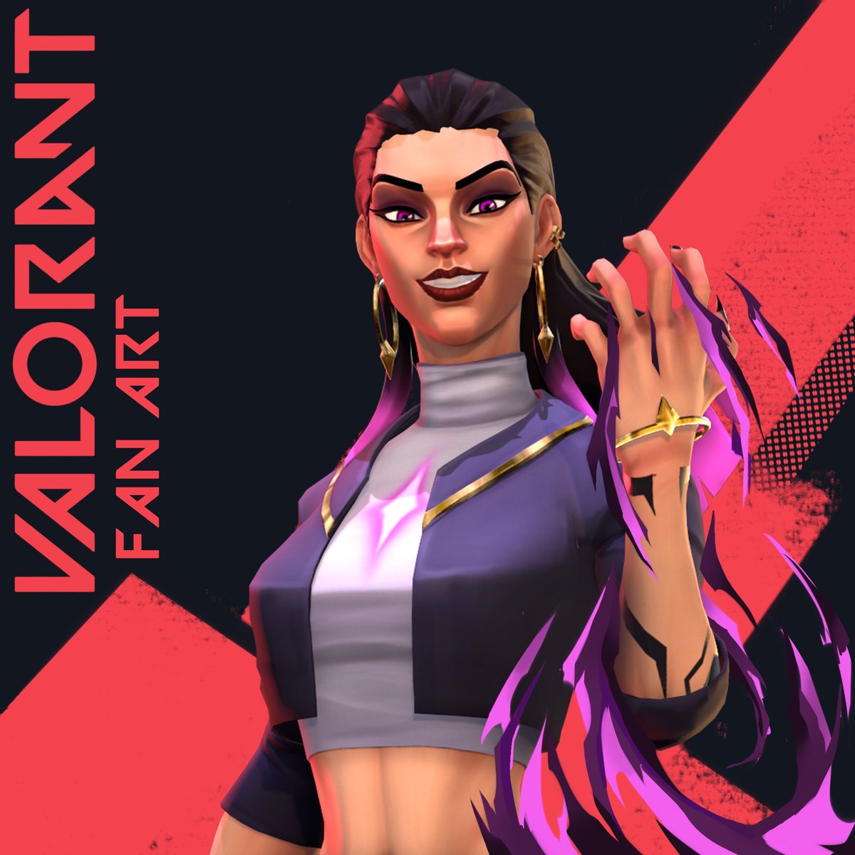 VALORANTfr's tweet photo. “ Moi sans cœur ? Vous n’avez pas idée “

Incroyable visuel 3d de Reyna réalisé par @moustiikty 🔥 https://t.co/n1GNYPbtTK