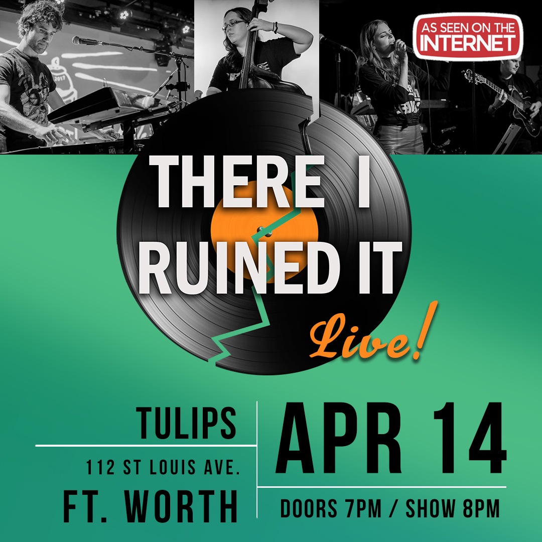 ‼️ TONIGHT! 🎵 There I Ruined It | Tulips April 14th! 🎟️ Tickets: l8r.it/QZ07