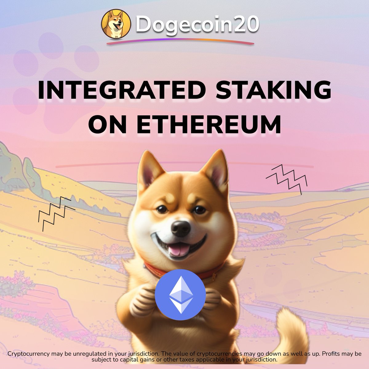 DOGE_COIN20's tweet photo. ⏰ Hurry up before it's too late to get your $DOGE20! 🌟 Don't miss out on this opportunity to become part of the most vibrant #Memecoin community out there! 🎉

#DOGE20 boosts its value for holders by integrating staking on #ETH, guaranteeing extra rewards for participants. 💸🐶 https://t.co/3sVRbt0g9d