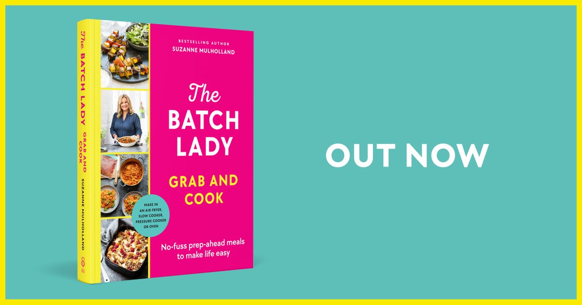 Shop once, cook once, eat well all week – a little organisation and just a few hours of prep a week you can produce a week’s worth of delicious, home-cooked meals that the whole family will enjoy. Grab and Cook is out now: smarturl.it/GrabAndCook