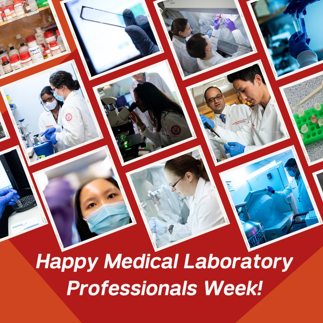 Join us in celebrating our scientists and medical laboratory professionals who make vital contributions to our community and patients. Drop a note of appreciation for our remarkable medical laboratory professionals during Lab Week!