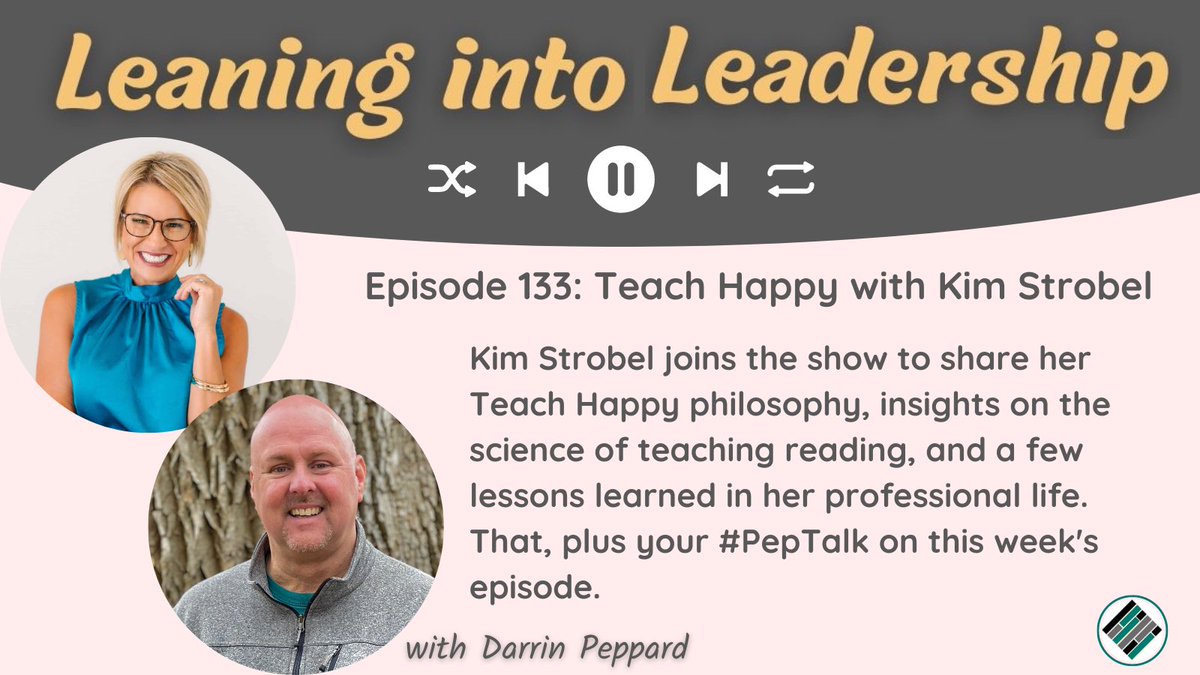 This week’s episode of Leaning into Leadership is absolute 🔥🔥

Kim Strobel and I sit down and talk leadership, the science of teaching reading, and her #teachhappy philosophy - don’t miss this one 

Get it here or where you get yours 

podcasts.apple.com/us/podcast/lea…

#SundayMotivation