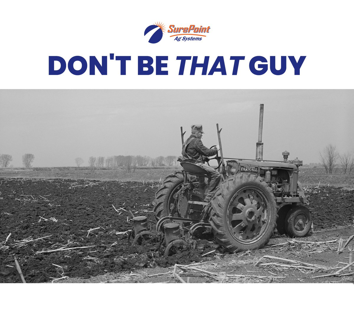 The "good old days" meant more work and less yield. Modernizing your operation with precise, accurate, reliable solutions to apply fertilizer and other products during planting pays for itself! Talk to your #SurePointAg dealer about customizing a system that can apply the prod...