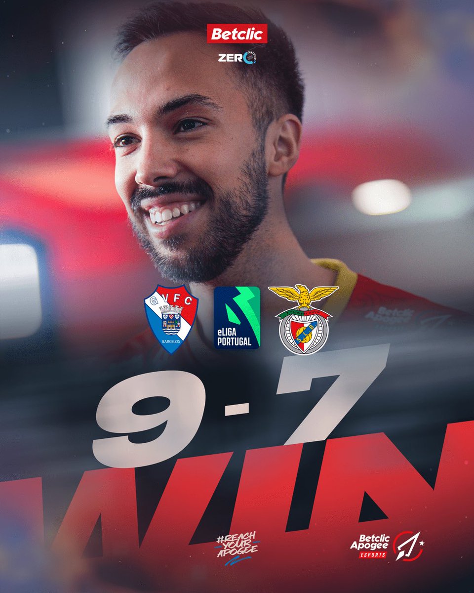 🌧️🌧️🌧️ de golosssss!! 

<a href="/RafaMonteiro09/">Rafa Monteiro</a> empata o seu jogo 4-4 e seguimos para as meias finais desta etapa da #eLigaPortugal depois de vencermos o SL Benfica por 9-7 na eliminatória! 🫶🏻

Próximo adversário será o CF Estrela da Amadora pelas 16h.

twitch.tv/ligaportugal
