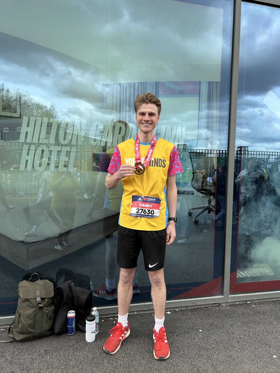 Manchester Marathon complete and fundraising target passed for @YoungMindsUK 🙌🎉🏃‍♂️. Thank you to everyone who has supported me! #YoungMinds #ManchesterMarathon24