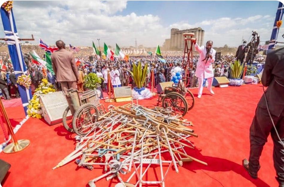 It's not one or two cripples that The Lord has risen from the soil but instead a multiple of cripples and all other conditions under the sun have been touched at one Decree of the eternal blood of Jesus. #FlowingLiquidGlory