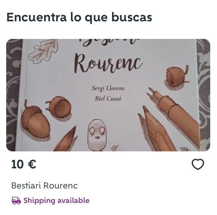 Tal com diu l'<a href="/AbreraMura/">Cabaret SEdR</a>, el <a href="/BielCusso/">El Cussó Negre</a> i un servidor ens hem passat l'internet. Ja hi ha el #BestiariRourenc a <a href="/wallapop/">Wallapop</a>