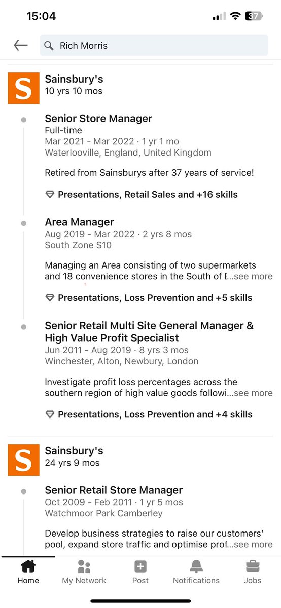 Rich is a great guy and as an experienced senior leader would be an asset to any organisation. Highly recommended in the field of retail with a wealth of skills to offer.