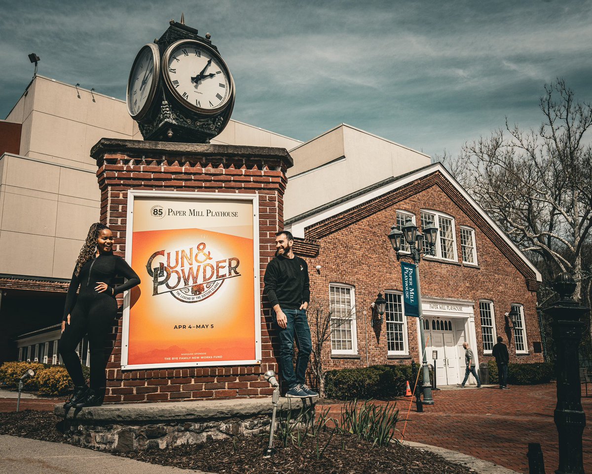 Tonight marks the official opening of @GunAndPowder at @Paper_Mill! Angelica Chéri and Ross Baum have been crafting this moment for years, and we’re thrilled for the legend to unfold. 📸 Thomas Mundell