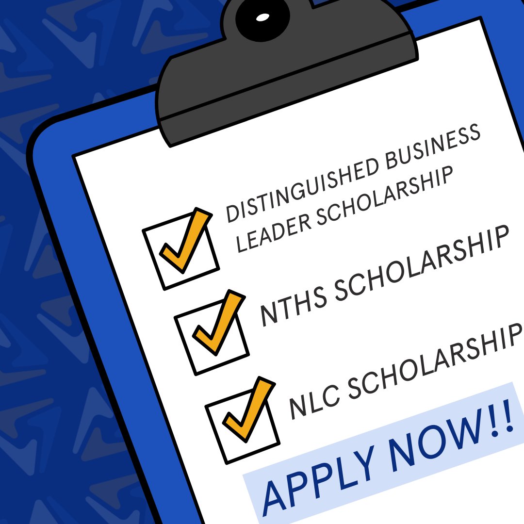 LAST CALL!!! Applications for the Distinguished Business Leader, NTHS, and NLC Scholarships are due TOMORROW! Visit the Awards & Recognition page for your division on fbla.org to learn more and apply.