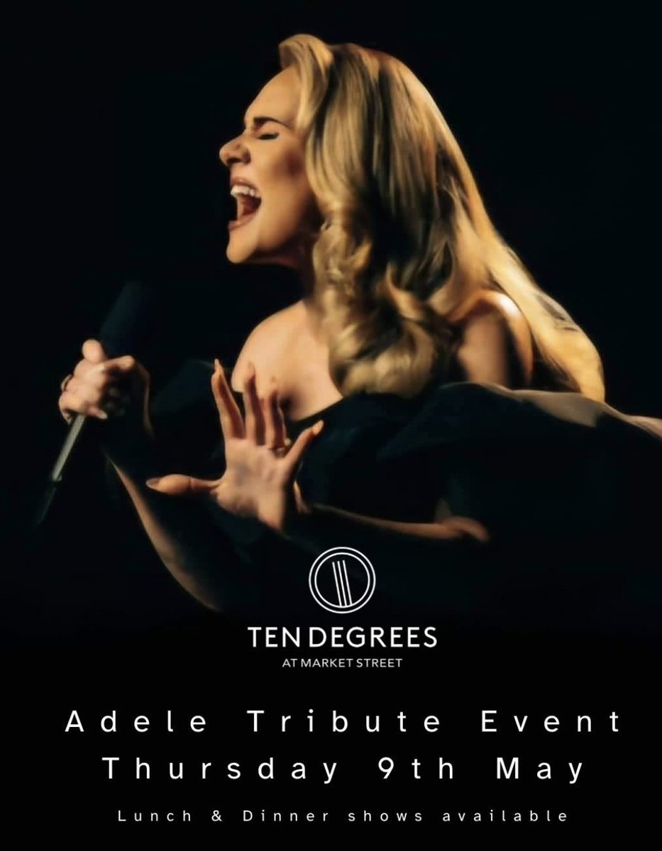 TheJodieEvans's tweet photo. π€β¨ Get ready, Wales! Thrilled to announce that my Adele tribute show is making a grand return next month! π Secure your tables now for an unforgettable lunch and evening filled with the soulful sounds of Adele. Trust me, you won't want to miss out! Reserve now #AdeleTribute https://t.co/ETTgWScr5A