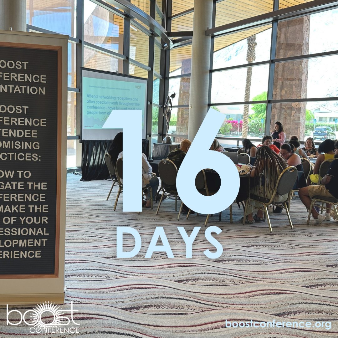 Get ready because the #boostconference is only 16 days away!