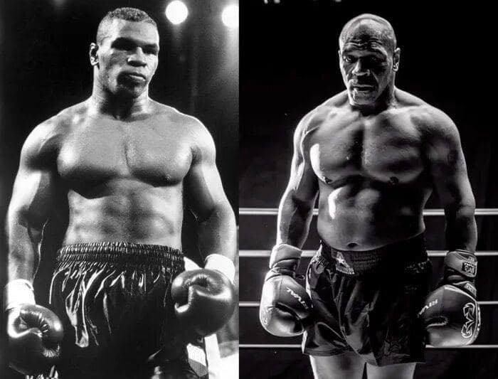 MoaxPt's tweet photo. @InternetH0F Legendary boxer Mike Tyson ages 25 and 54
1991/2020 https://t.co/aCK5QoMEaD