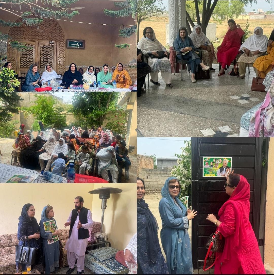 Farah_NazAkbar's tweet photo. پی پی 22 چکوال، ویمن ونگ کی جانب سے مسلم لیگ ن کے امیدوار فلک شیر عوان کی ڈور ٹو ڈور کیمپین کا آغاز کر دیا گیا.
#PP22 #Chakwal #PMLN #Elections2024 https://t.co/M9M4t7JNoL