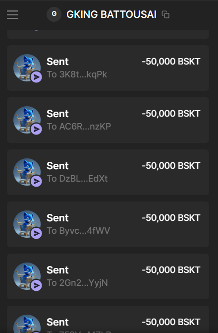 Check your wallet battousai 👀
