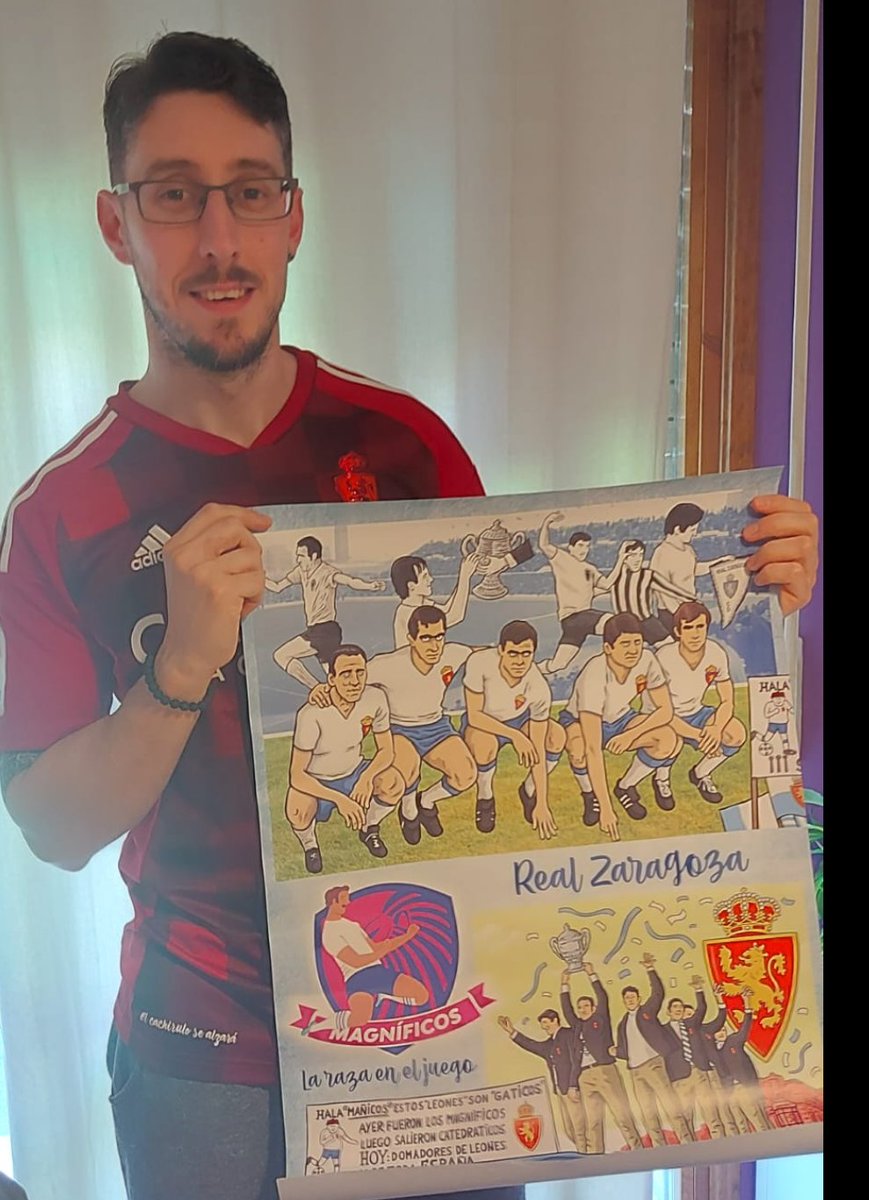 MagnificosRZ's tweet photo. 🎩 MAGNÍFICOS #Fantasy
💯 dedicado al #RealZaragoza
🎁 ATLÉTICO PINFLOID (#Rob360) ya tiene en su poder el #magnifico póster de @J_A_Bernal por haber sido el GANADOR de la última JORNADA
❓ Quién se llevará la de hoy ⚽
🗣️ RECUERDA que tienes hasta las 16:59 horas para hacer, deshacer y GUARDAR CAMBIOS de cara al #RealZaragozaElche
📲 Descarga nuestra APP (#Magnificos) y no te quedes fuera del #juego ⚽💙