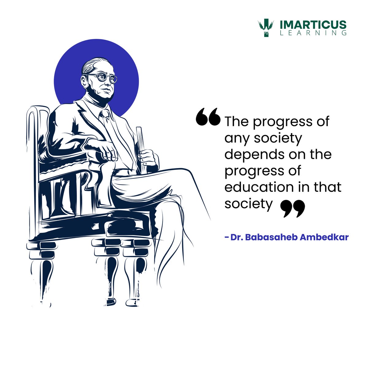 Dr. B.R. Ambedkar, the architect of the Indian Constitution, championed equality for all. His vision for an educated India is what Imarticus Learning strives for every day. This #AmbedkarJayanti, let's pledge to create a more inclusive and equitable society.