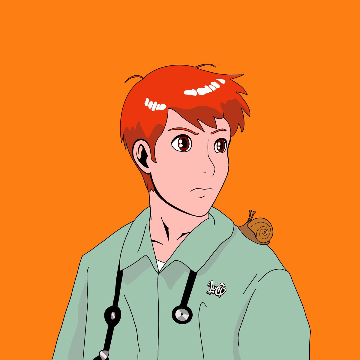 hello everyone here is my 4th fanart for <a href="/lucidbtc/">Lucid</a>! i did this for my fellow hot doctors in snailchat🔥give me suggestions on what i should name this guy 👀 hope u guys like this!🤩(im finally happy with how the eyes turned out 😂)

<a href="/chivas_web3/">Chivas</a> <a href="/KYLEN_OUT/">Kyle Lenout</a> <a href="/HatoETH/">Hato</a> <a href="/thesixestone/">thesixestone</a>